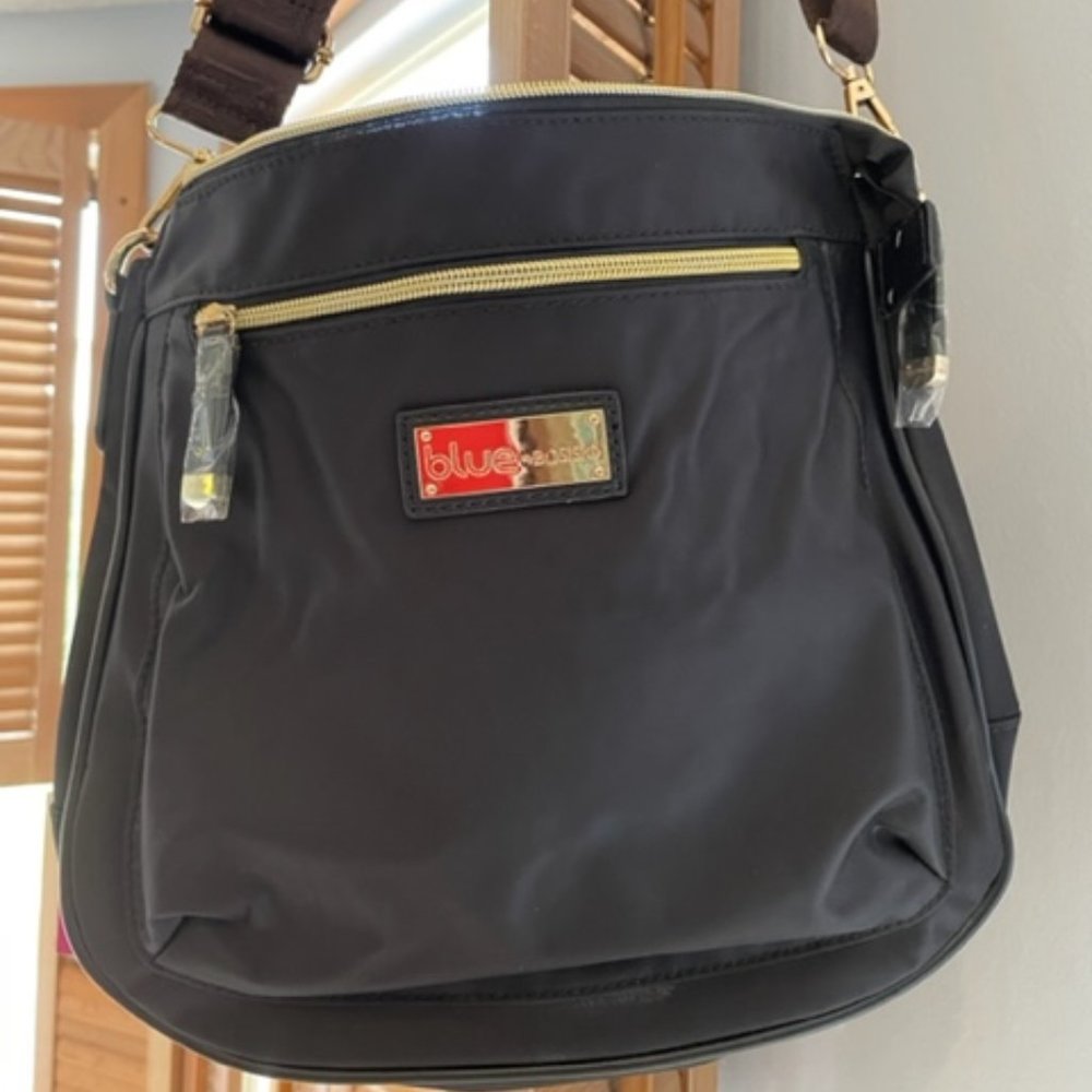 NWT Bosisio Parini Black Italy Design Shoulder/Crossbody Bag Purse Handbag - Picture 1 of 12